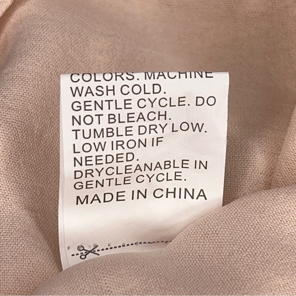 1X PASTEL PINK DOT TEXTURE BLOUSE MOCK NECK HALF SLEEVE - Picture 10 of 10